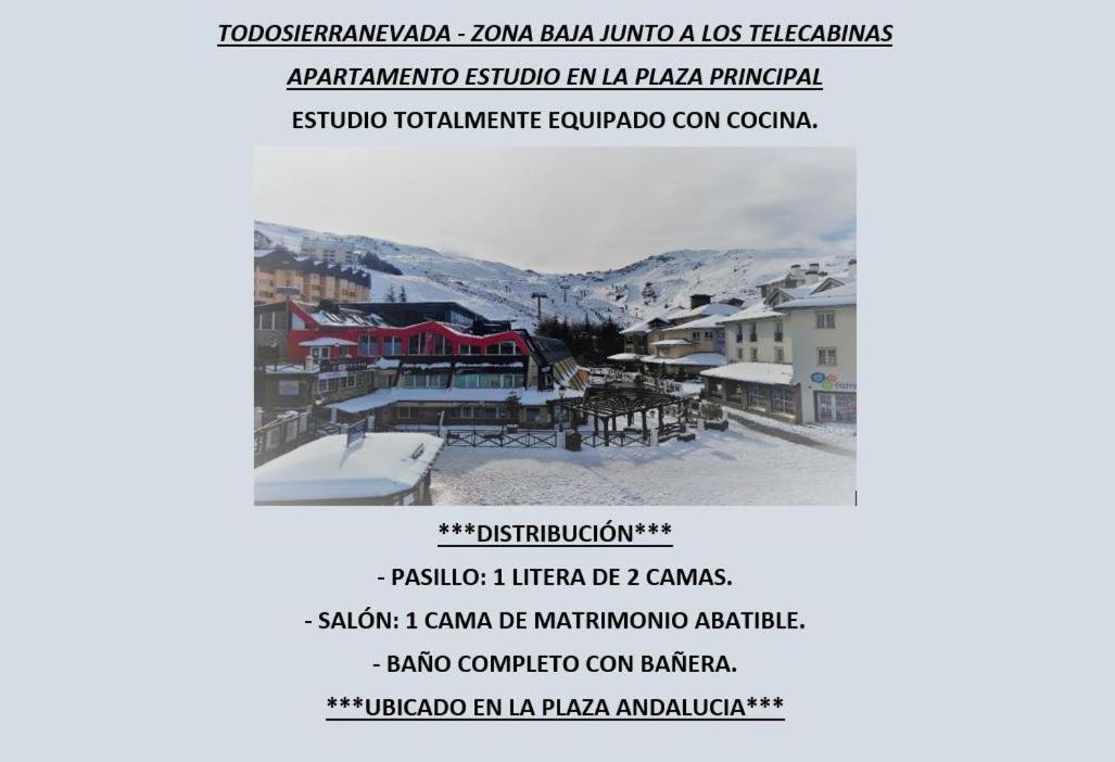 Ski Plaza Sierra Nevada & Zona Baja Стая снимка